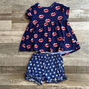 Posh peanut Fourth of July print